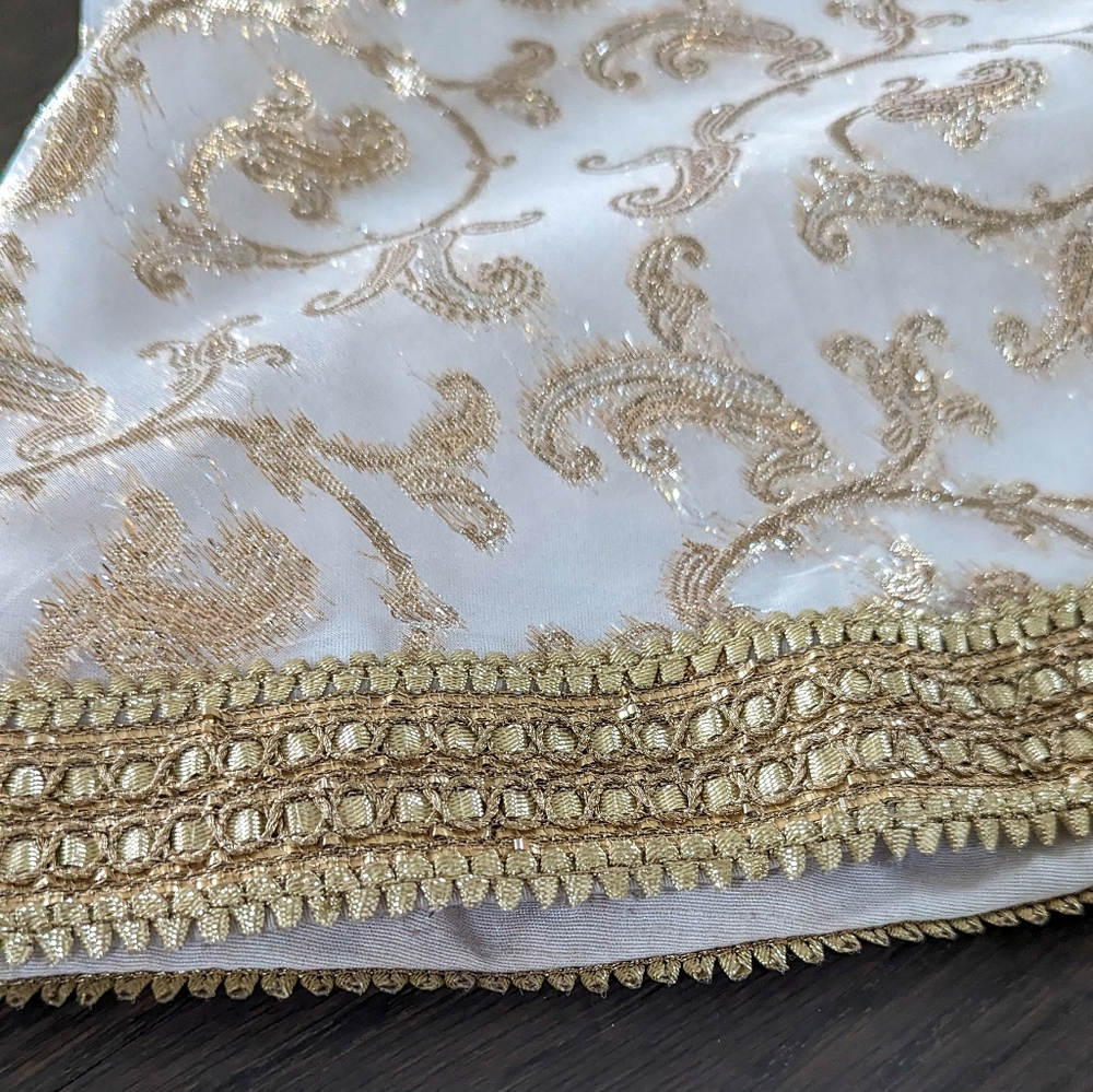 Kids Girls 3-Piece Stitched Pakistani Sharara Style Outfit, 6-8 Years - Picture 8 of 13